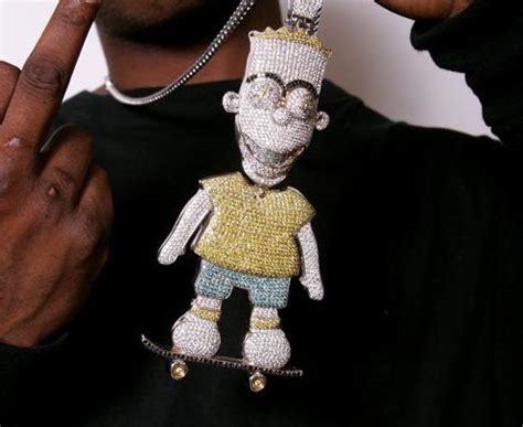 bart simpson chain gucci|gucci mane dog chain.